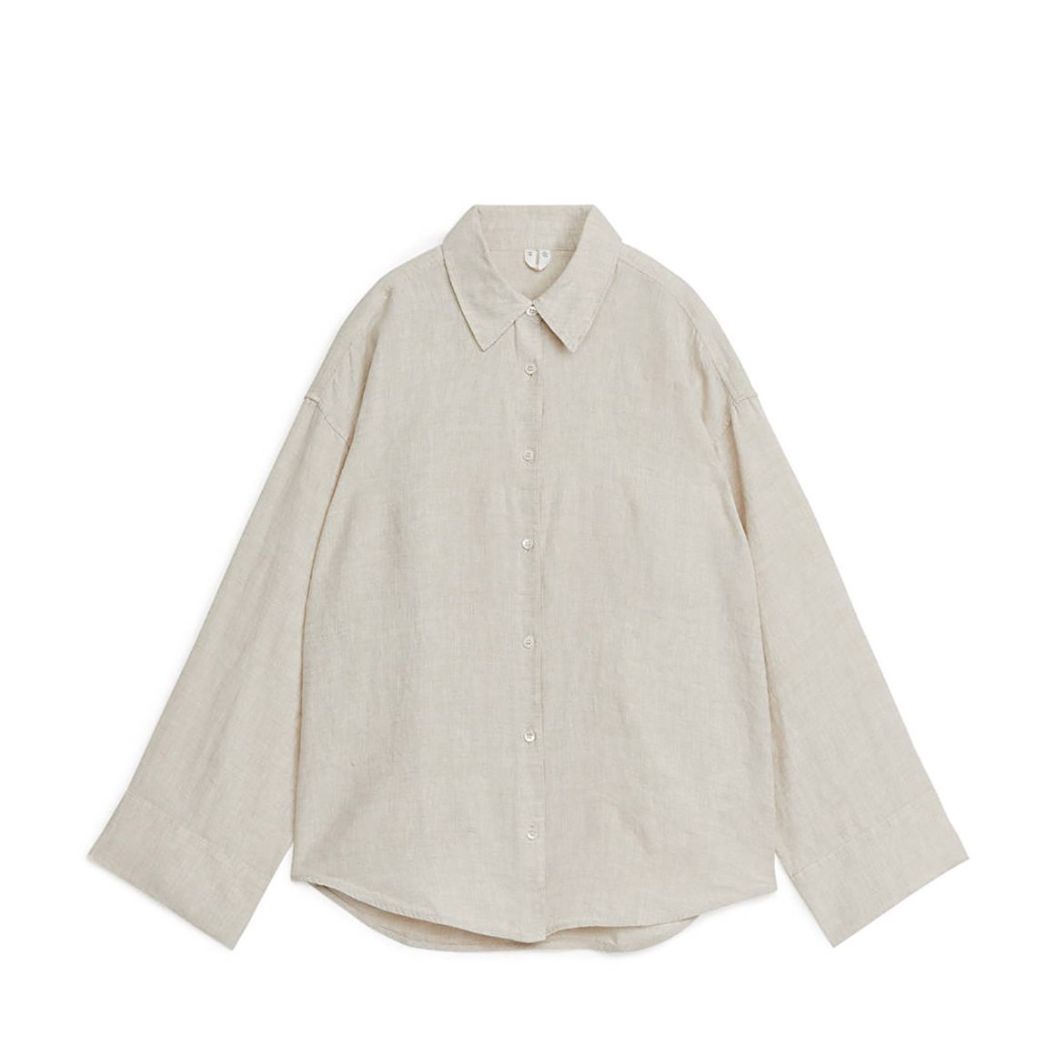 Beige Oversized Shirt main product photo