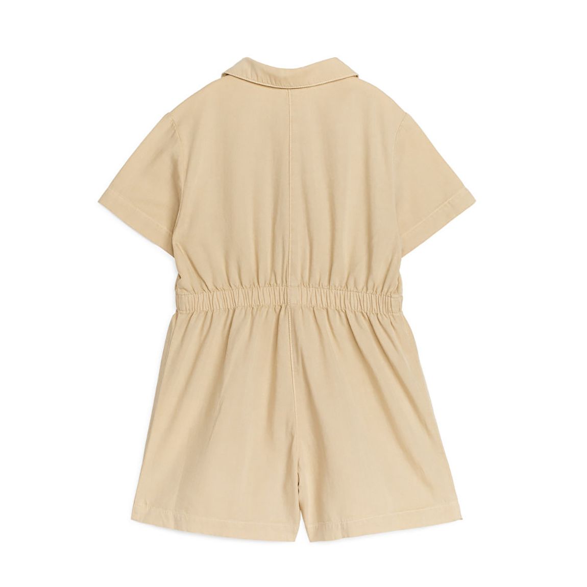 Kid's Camel Collared Playsuit main product photo