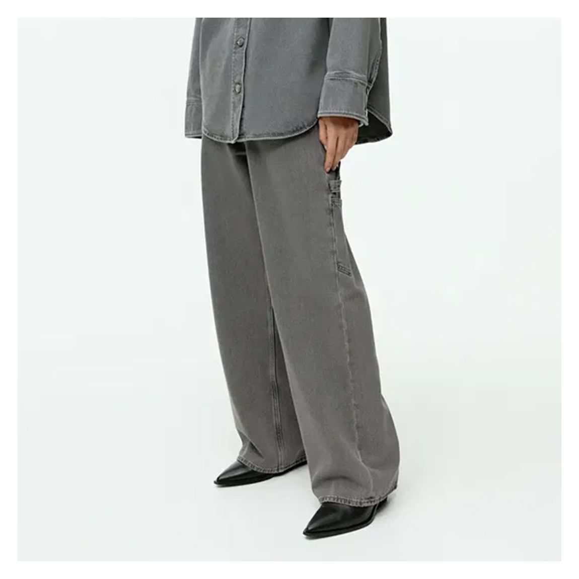 Grey Wash Cargo Jean main product photo