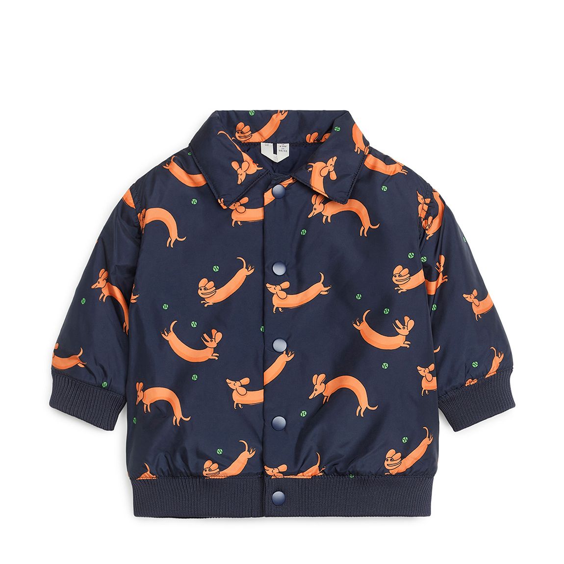 Baby's Navy Printed Coat main product photo