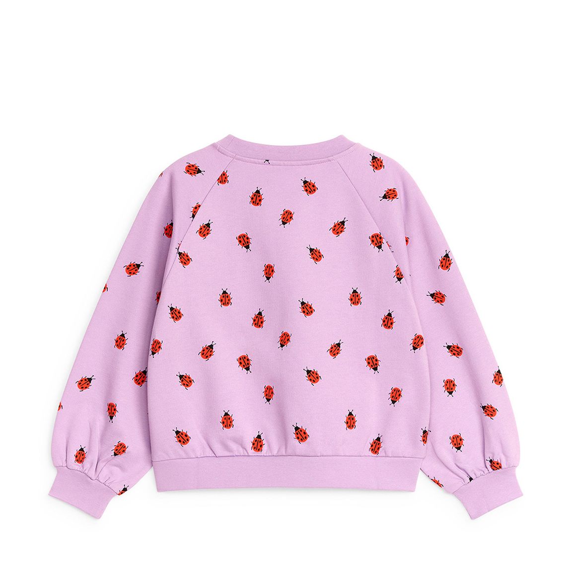 Kid's Purple Lady Bug Sweatshirt main product photo