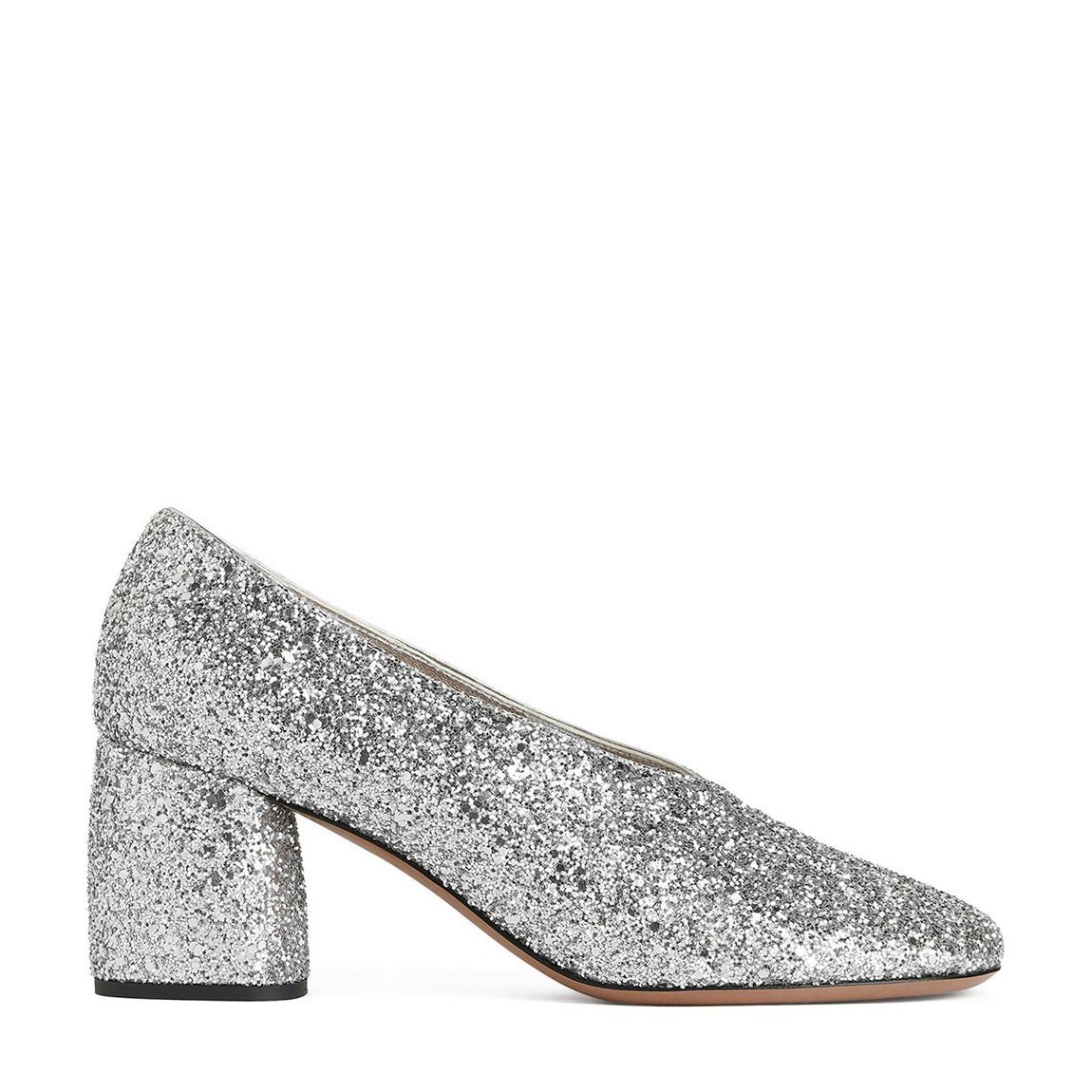 Silver Sparkly Heels main product photo