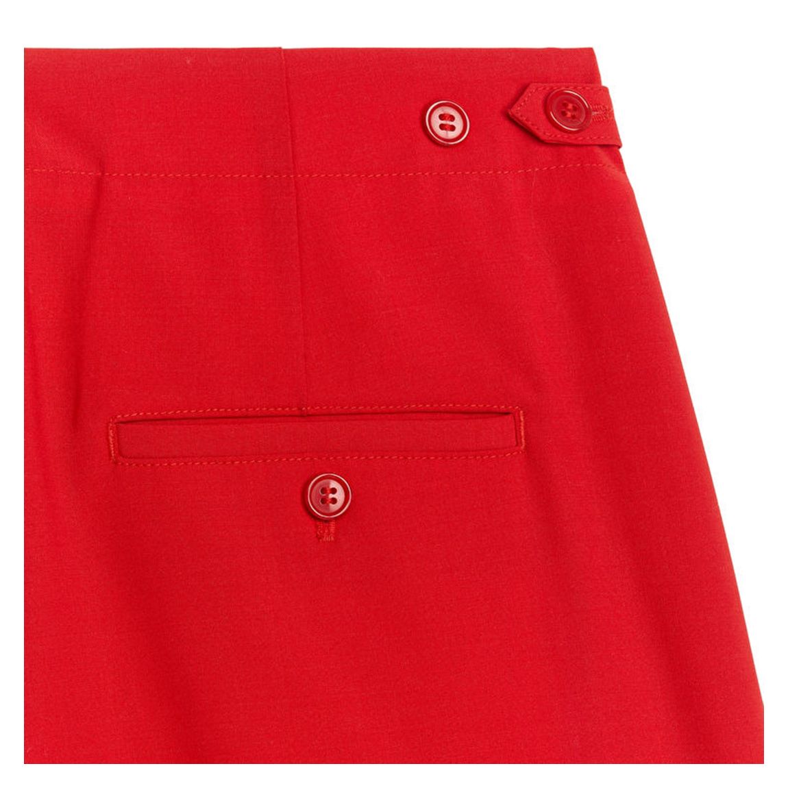 Red Wide Leg Trouser main product photo
