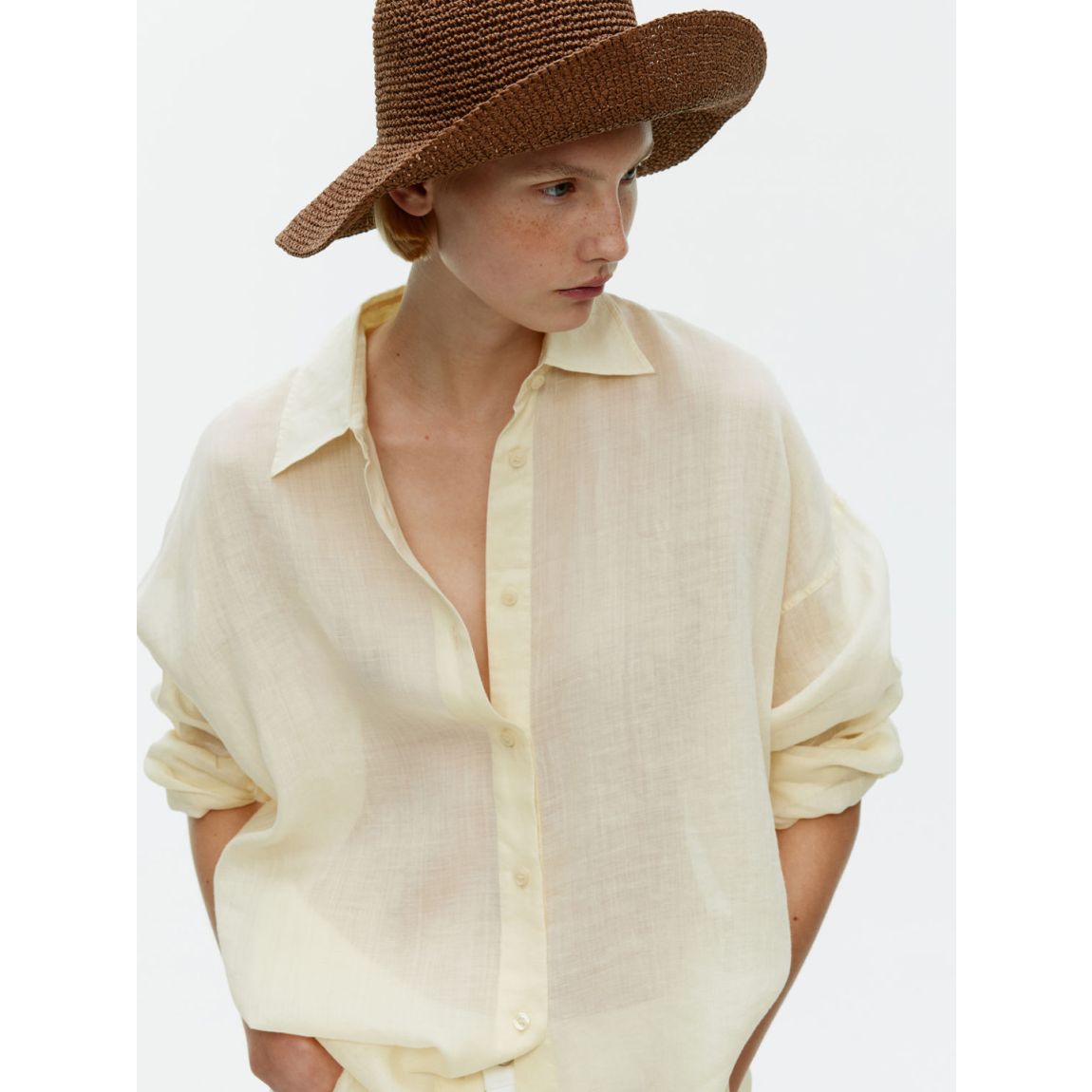 Brown Woven Hat main product photo