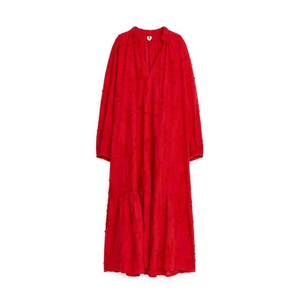 Red Relaxed Maxi Dress main product photo