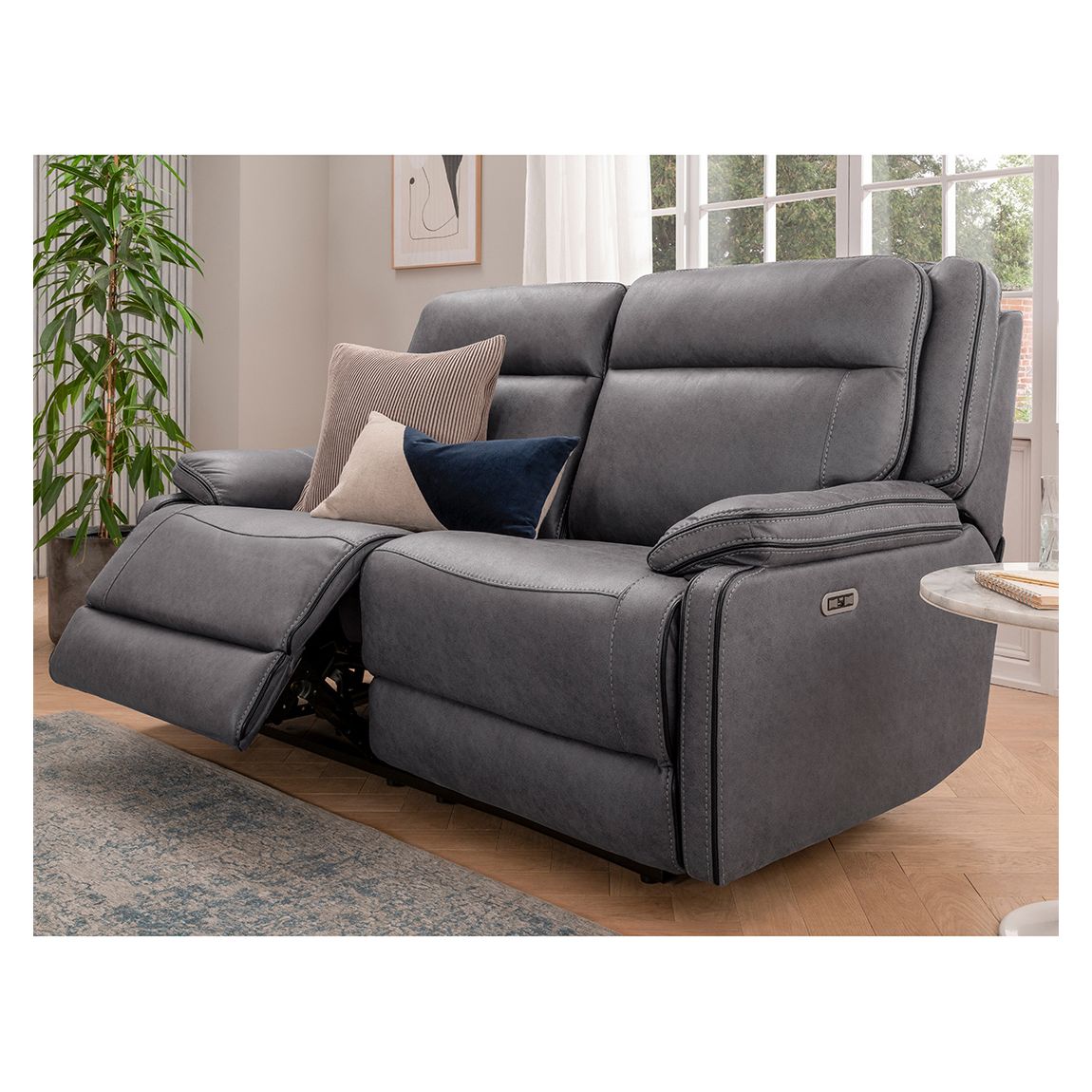 Vegas 2 Seater Sofa, Grey main product photo