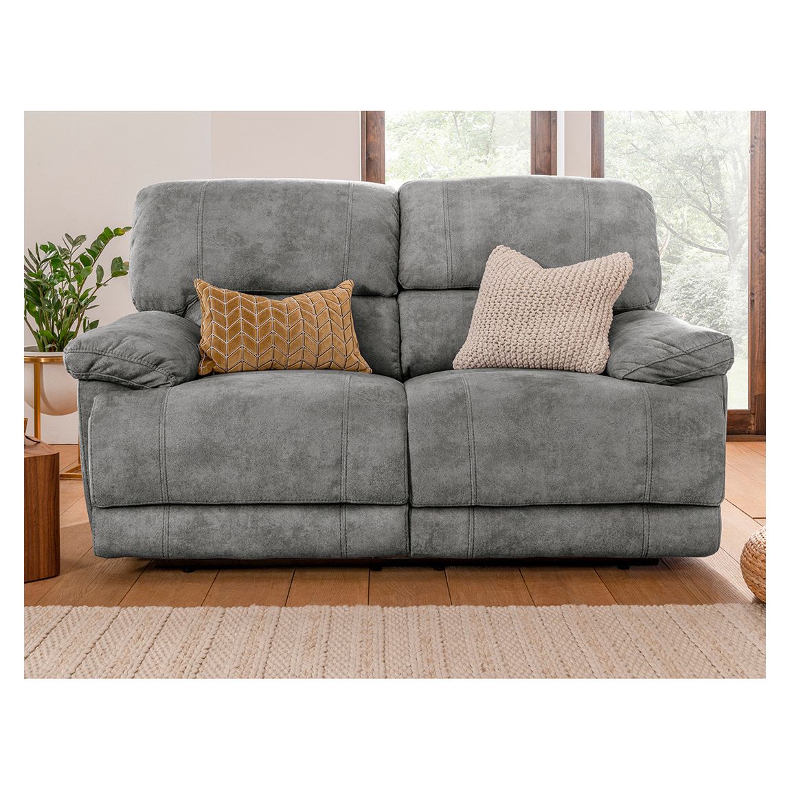 Atlanta 2 Seater Sofa Grey main product photo
