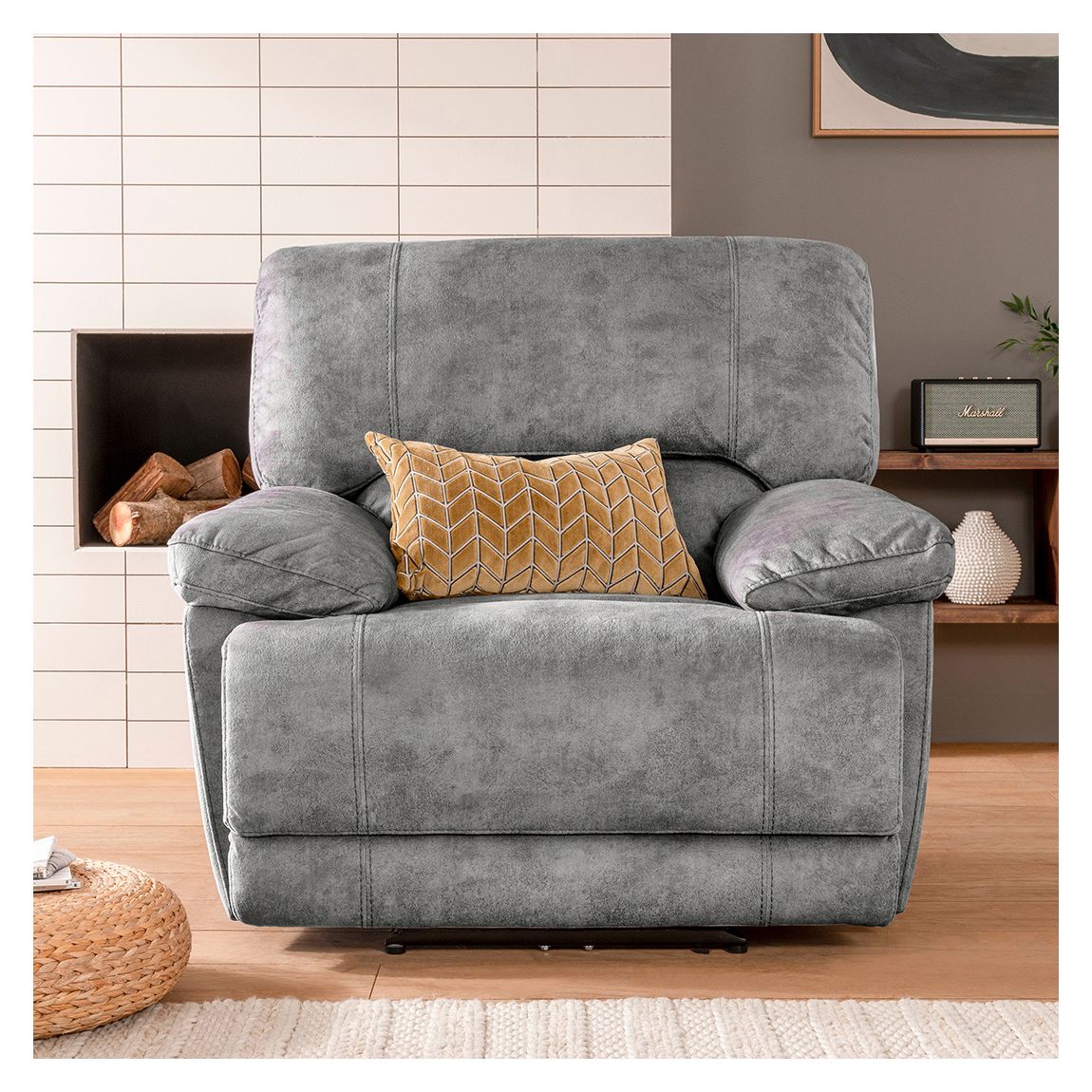 Atlanta Arm Chair, Grey main product photo