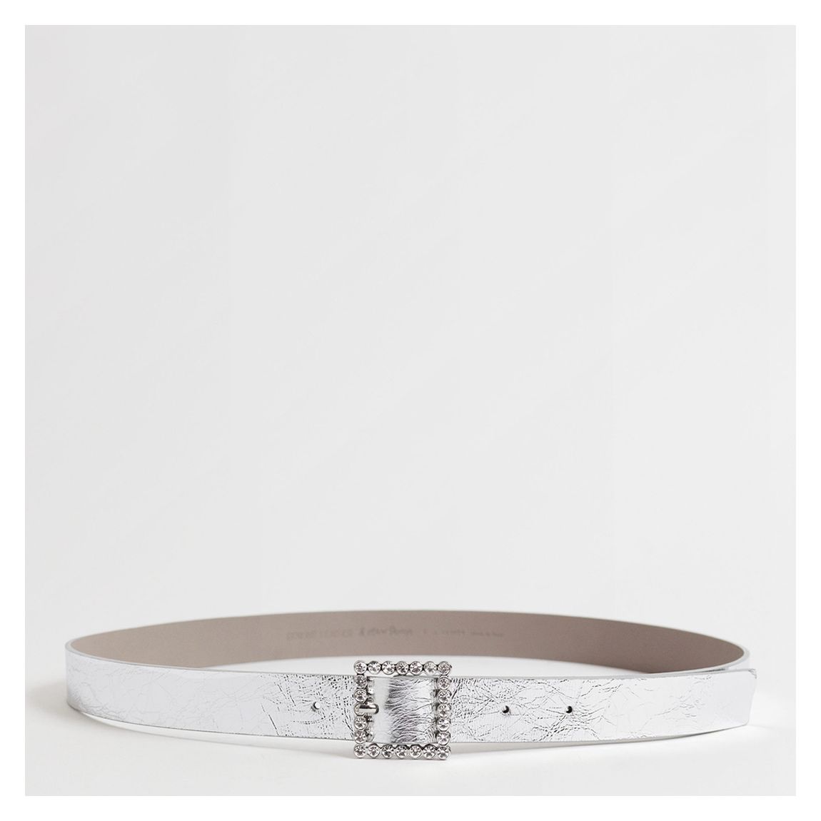 Crystal Embellished Leather Belt main product photo