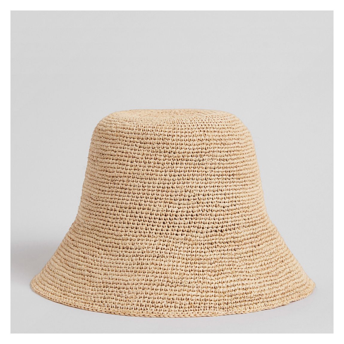 Natural Straw Bucket Hat main product photo