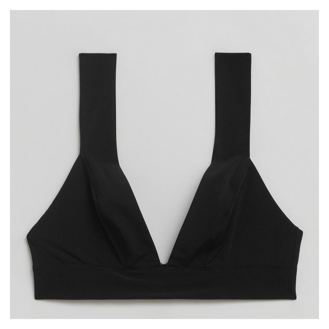 Black Plunge Bikini Top main product photo