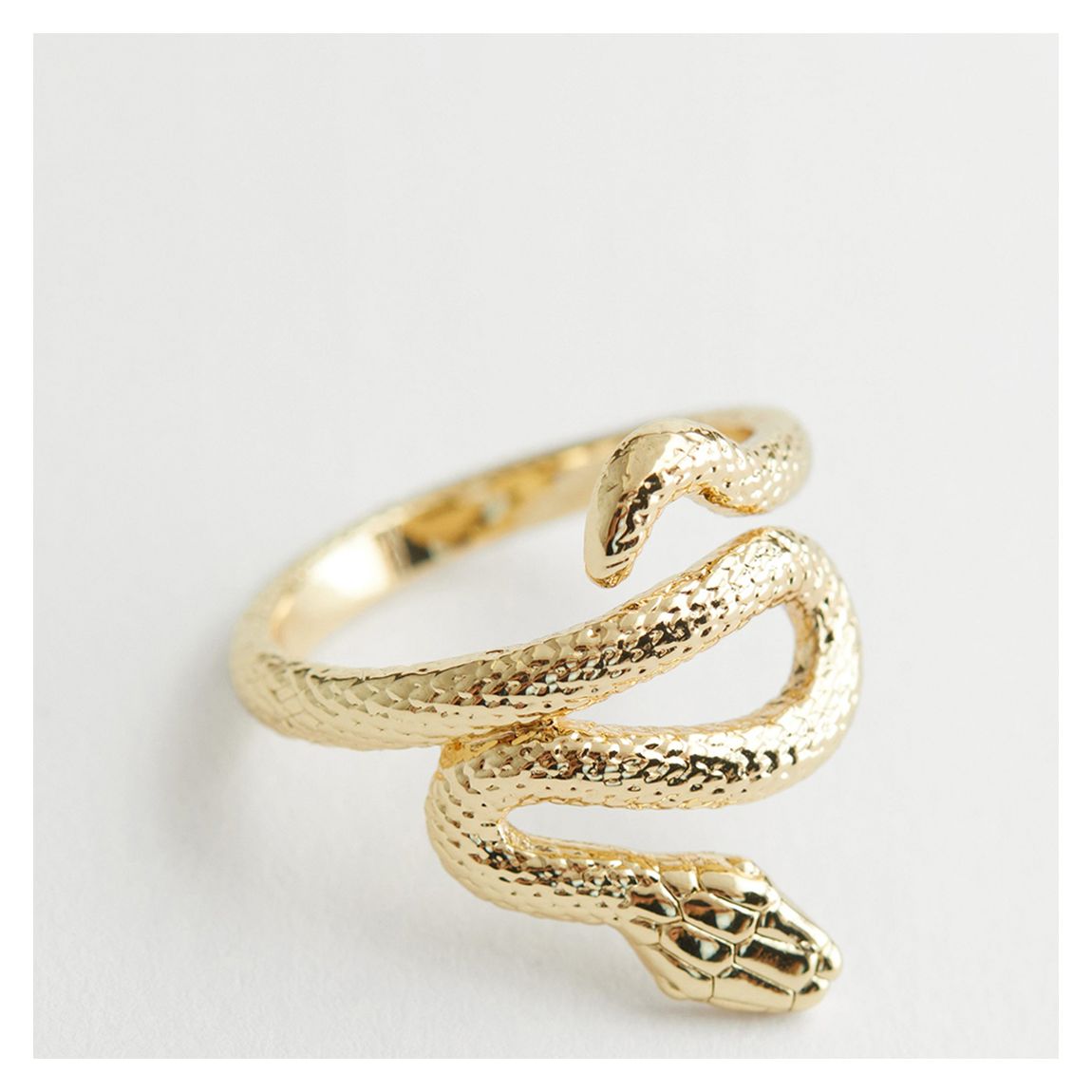 Gold Plated Snake Ring main product photo
