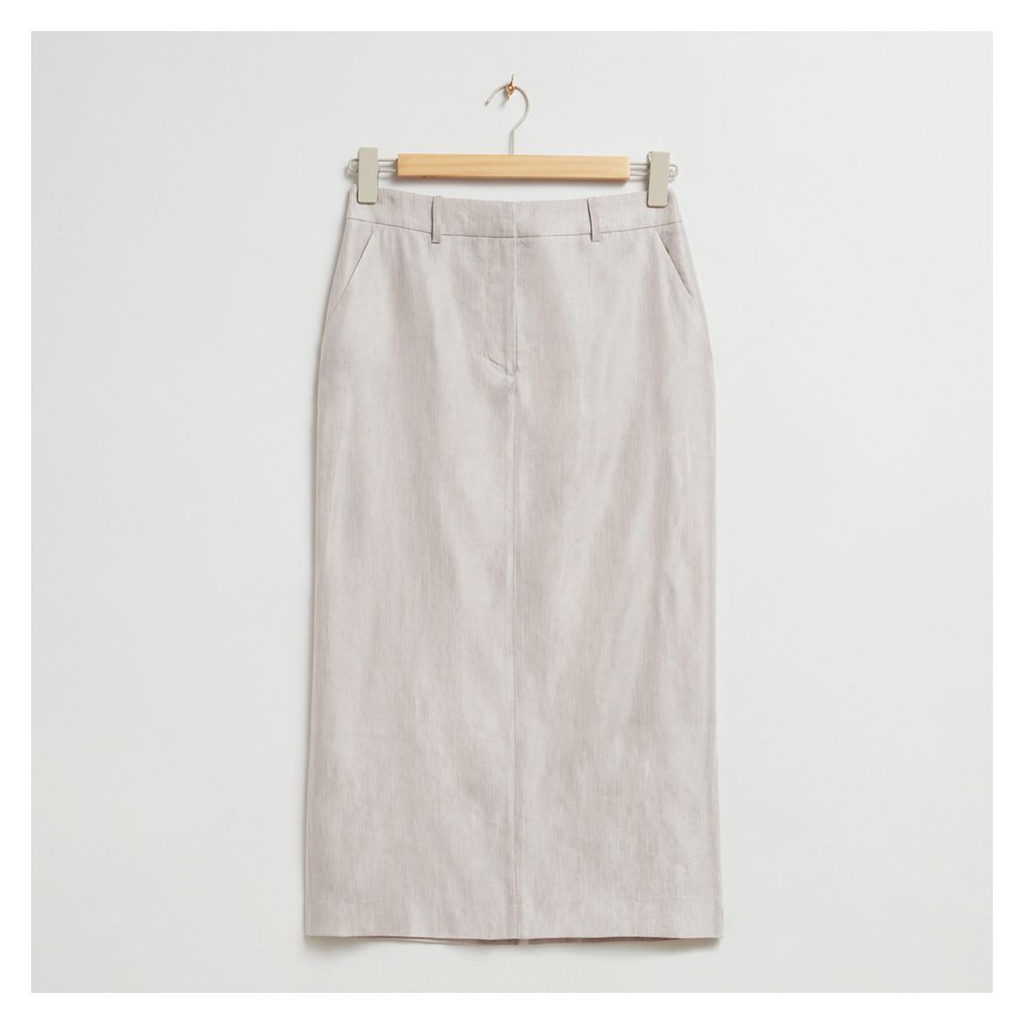Stone Pencil Silhouette Midi Skirt main product photo