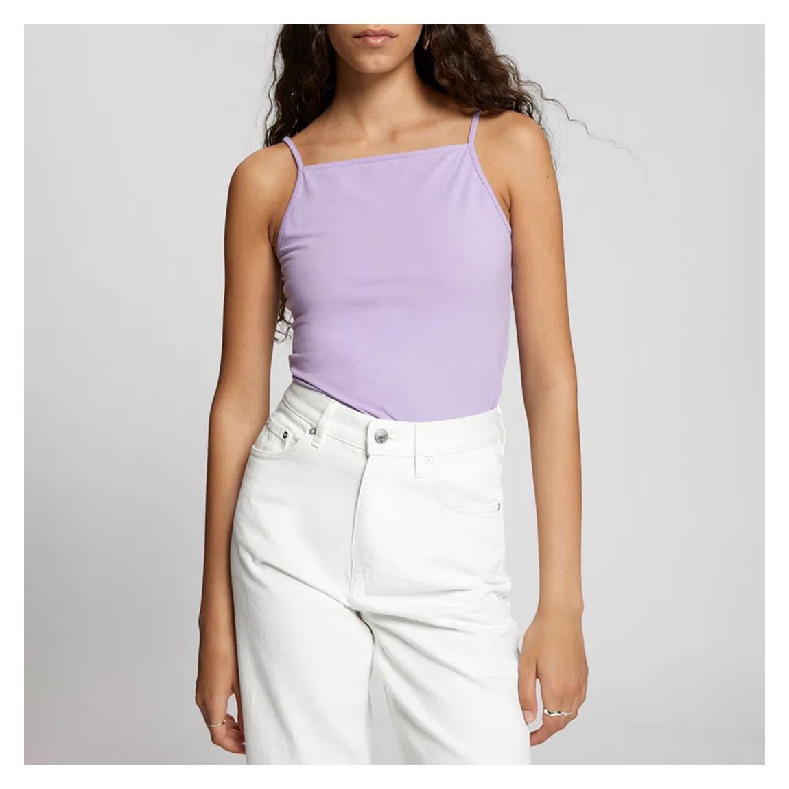 Lilac High Neck Strappy Cami main product photo