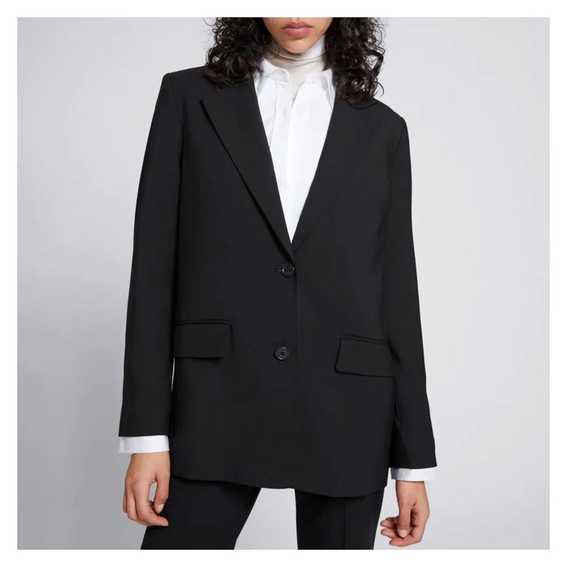 Black Tailored Fit Blazer main product photo