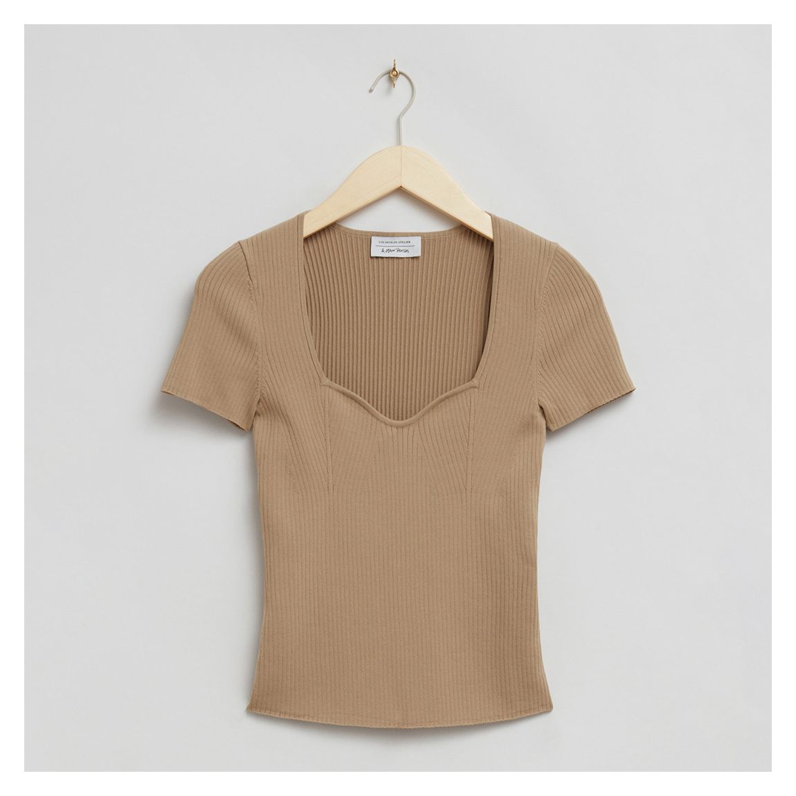 Coffee Sweetheart Fitted Tee main product photo