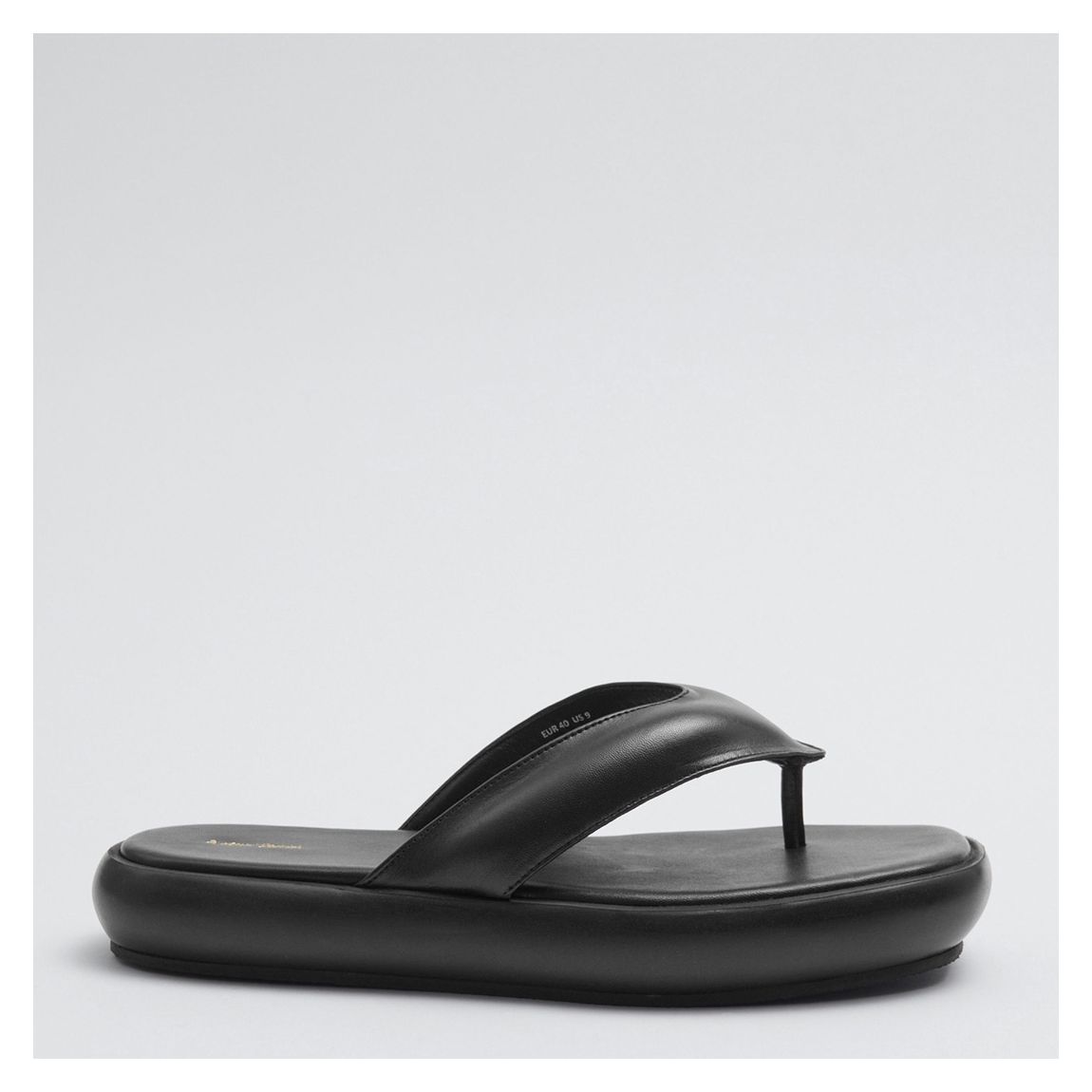 Black Chunky Flip Flops main product photo