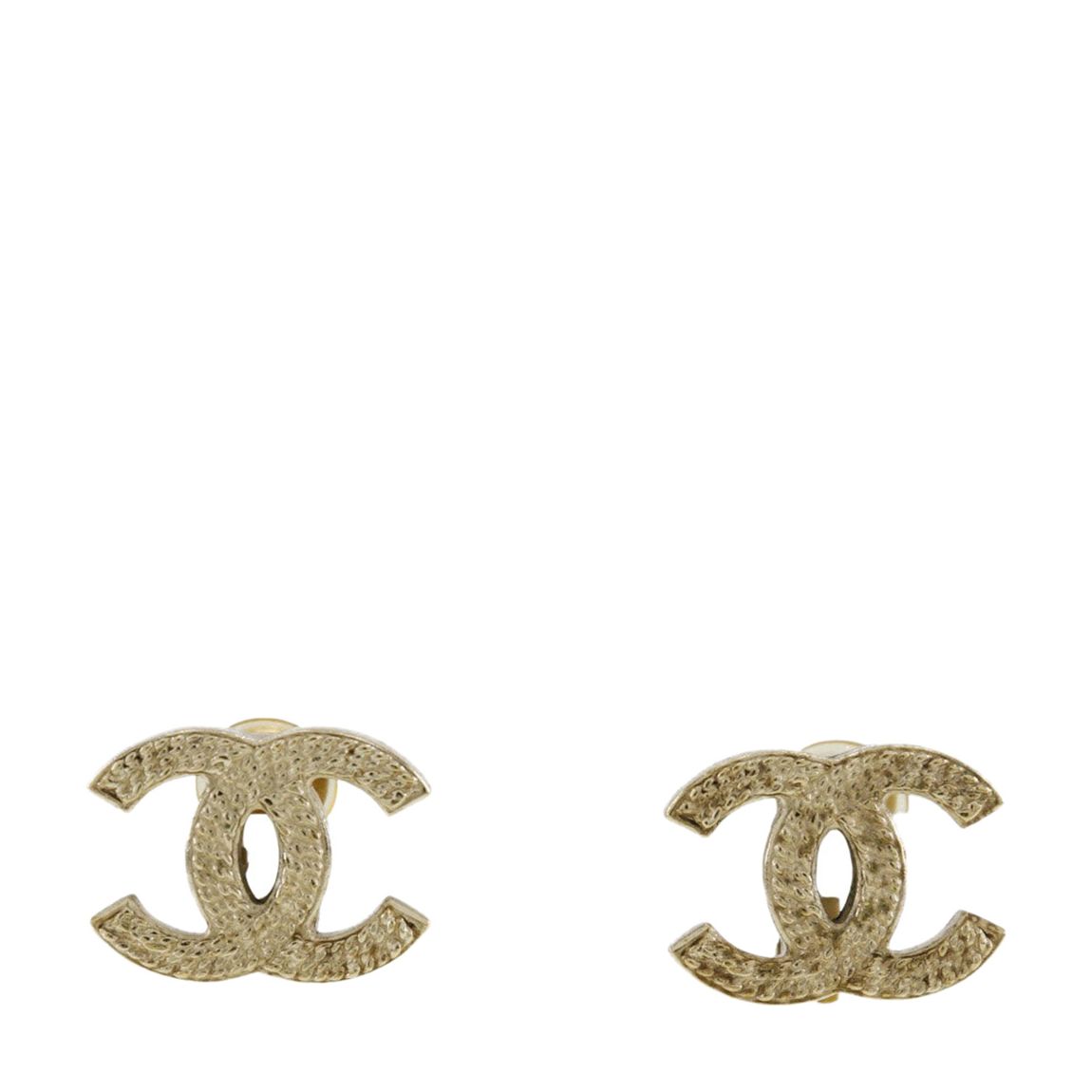 White Gold Chanel Coco Mark Earring -AB main product photo