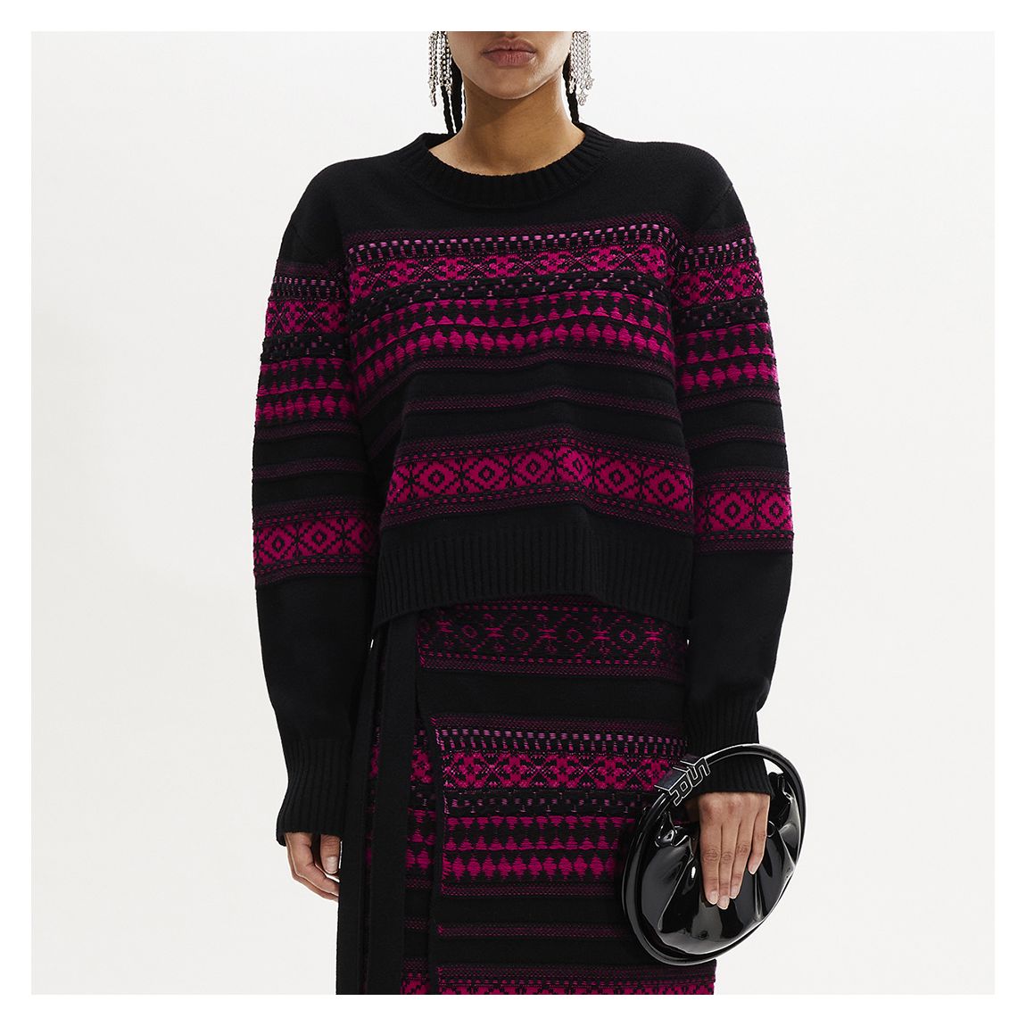 Pink Wool Blend Jumper main product photo