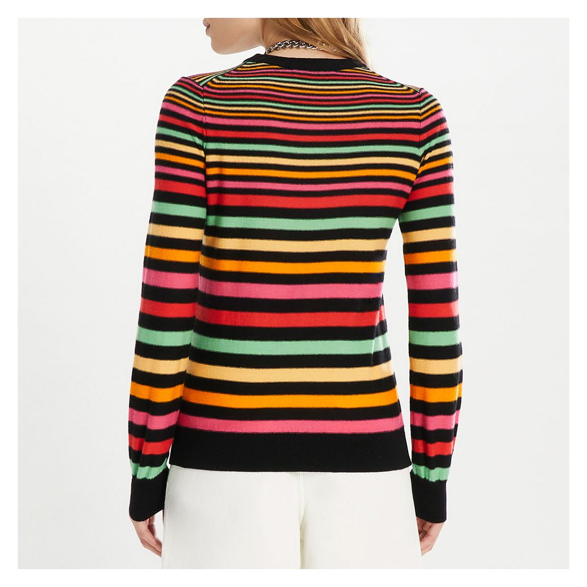Black Striped Woool Top main product photo
