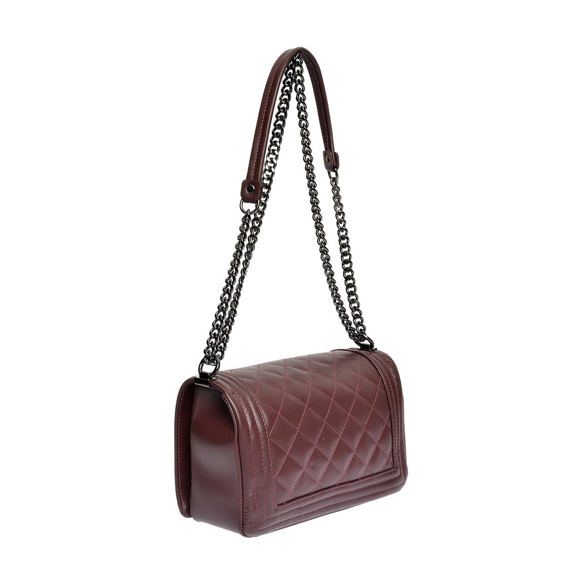 Burgandy Anna Luchini Shoulder Bag main product photo