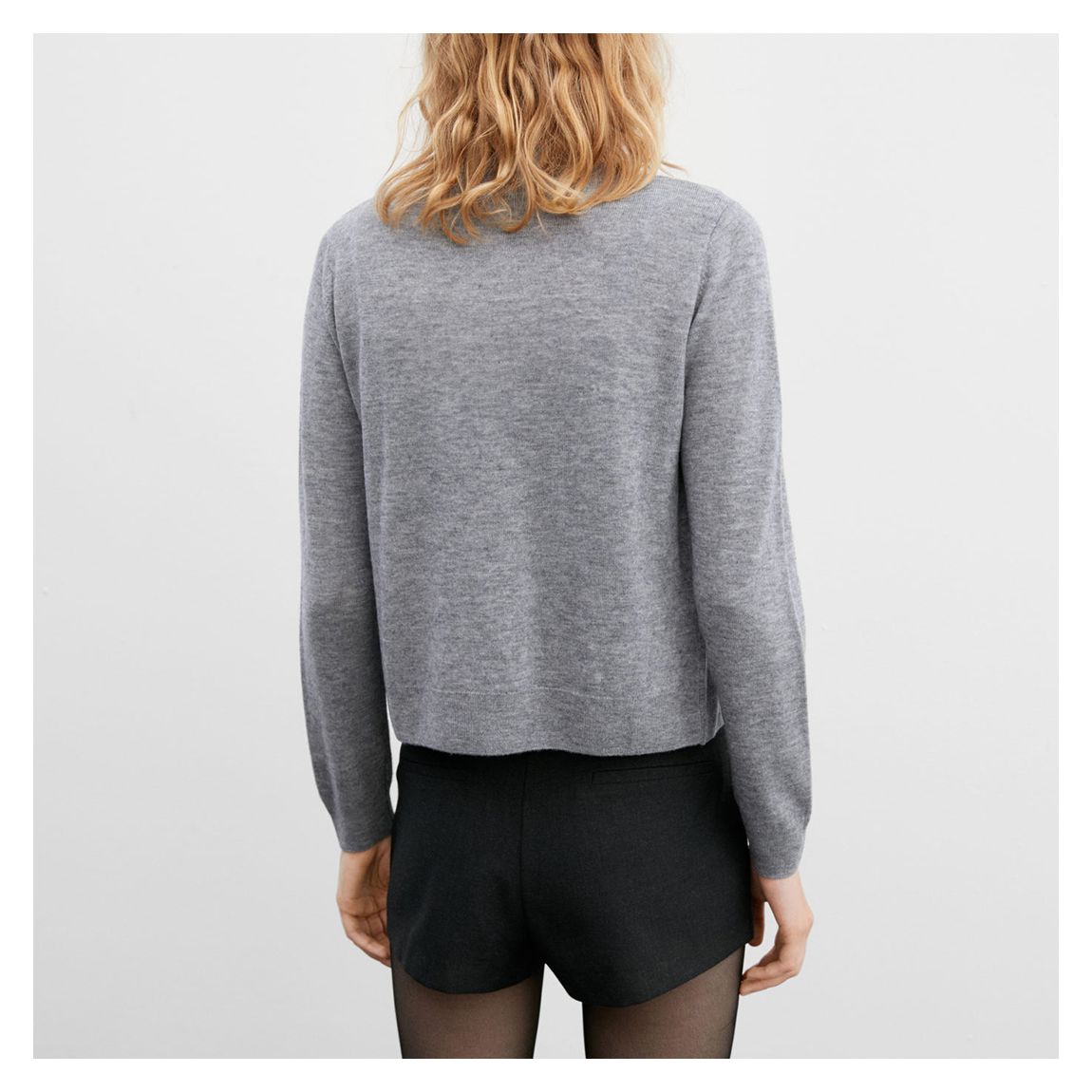 Grey Wool Cardigan main product photo