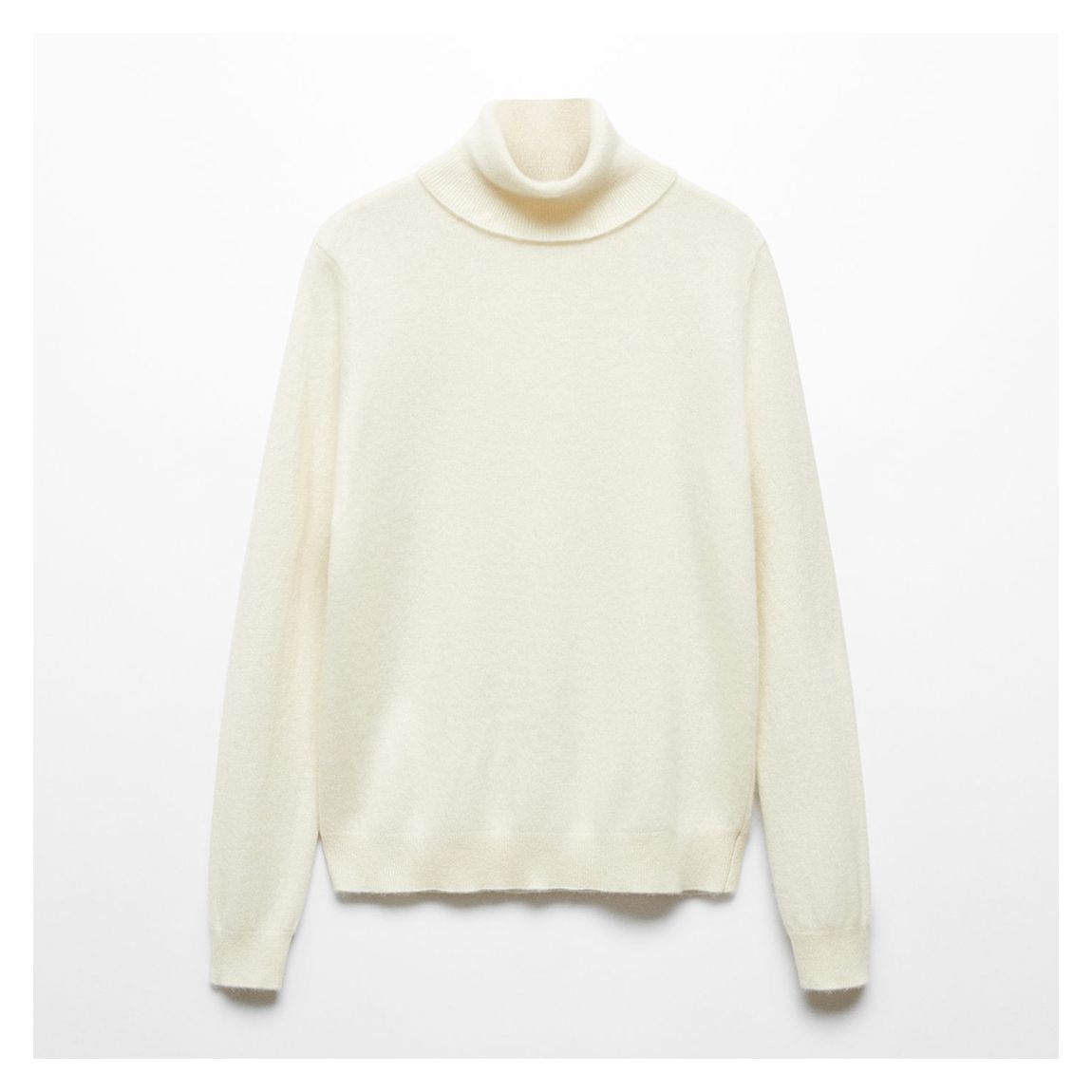 Ecru Cashmere Turtleneck Jumper main product photo
