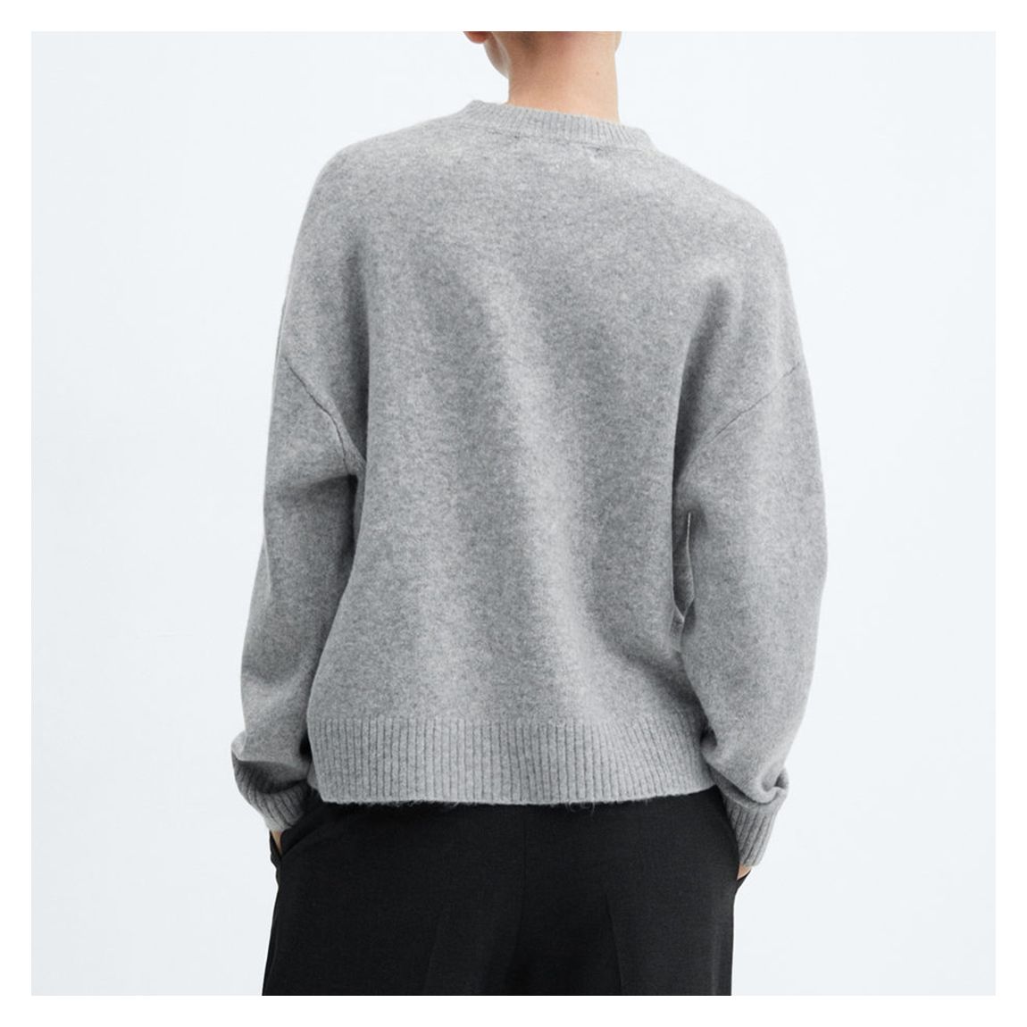 Light Grey Knitted Jumper main product photo