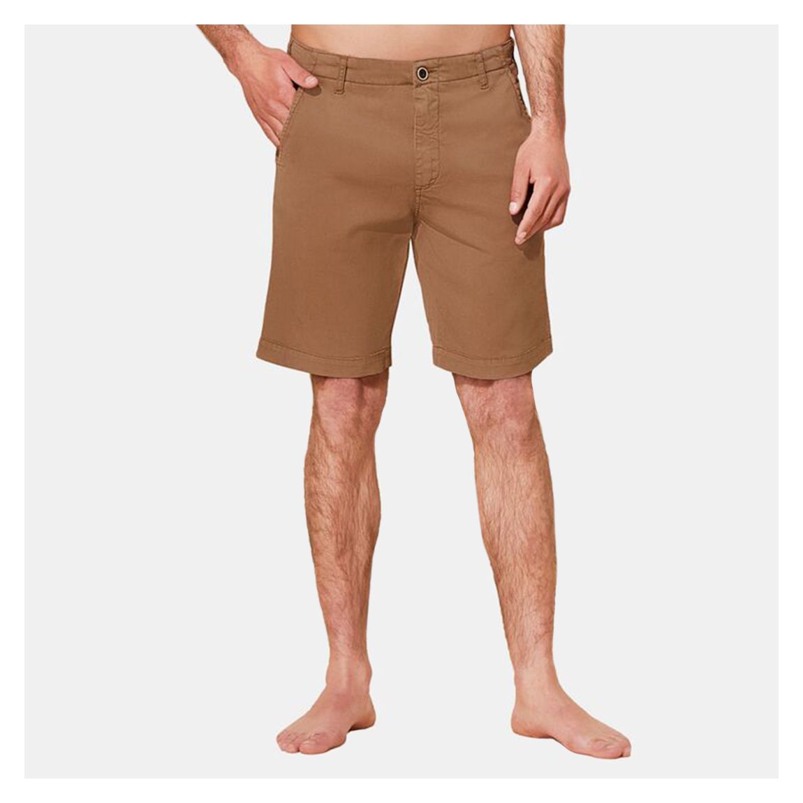 Brown Ponche Bermuda Shorts main product photo
