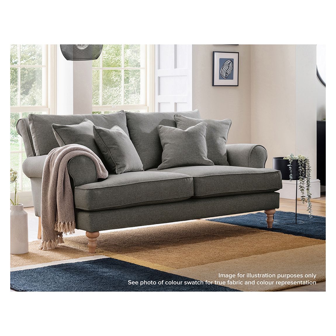 Marylebone Small Sofa Arlan, Storm main product photo