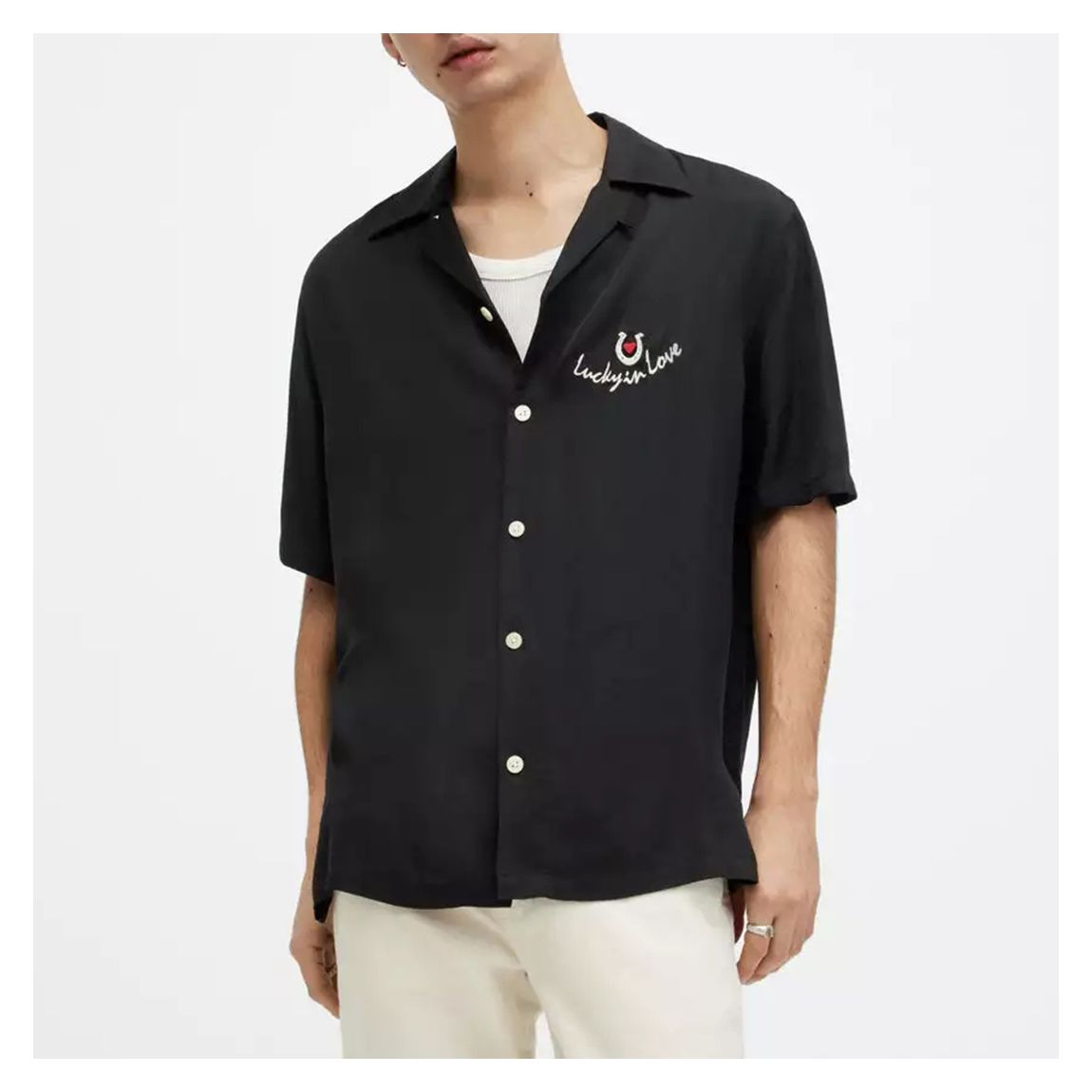 CHANCUX SS SHIRT-JET BLACK main product photo