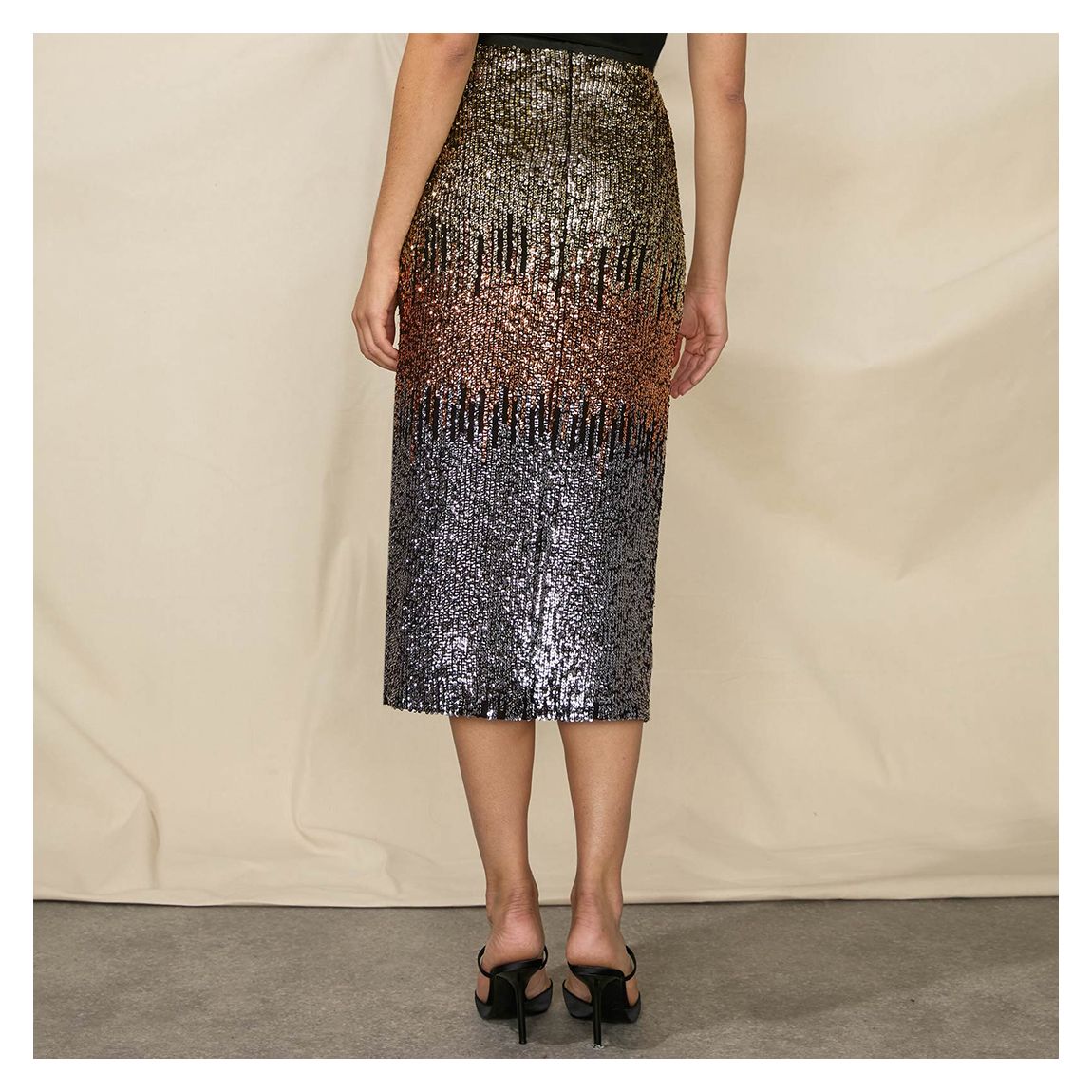 Petite Sequin Ombre Skirt main product photo