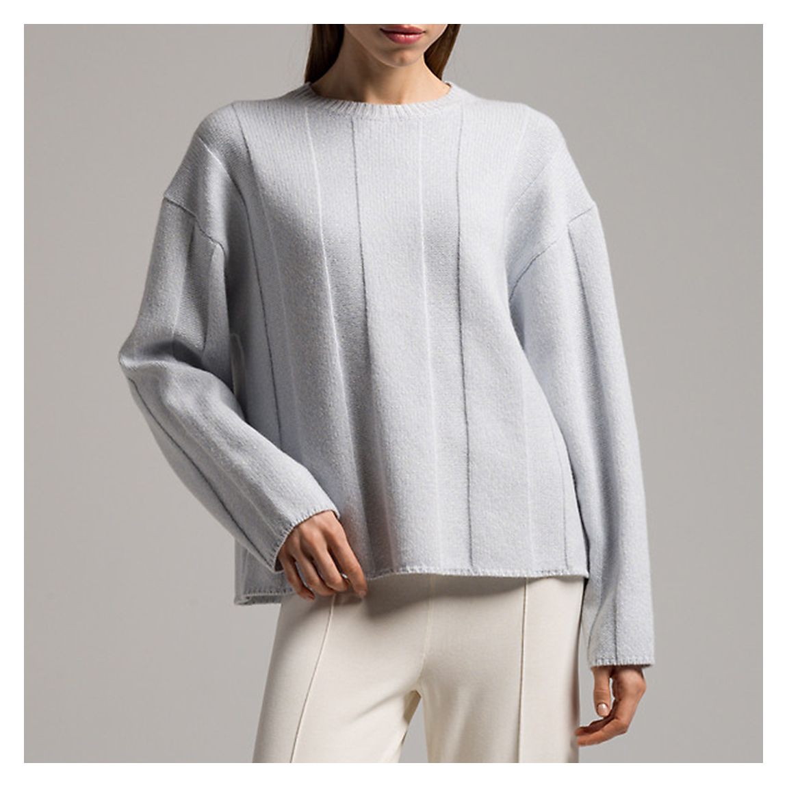 Pale Blue Wool Blend Jumper main product photo