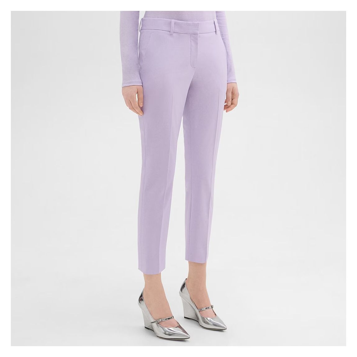 Lila Treeca Tapered Wool Blend Trousers main product photo