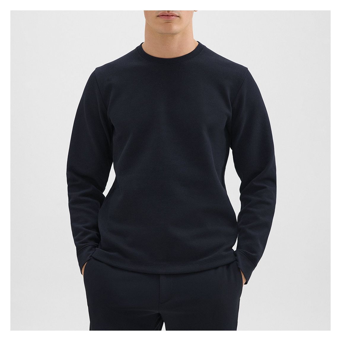 Navy Jocelin Crew Neck Jumpers main product photo