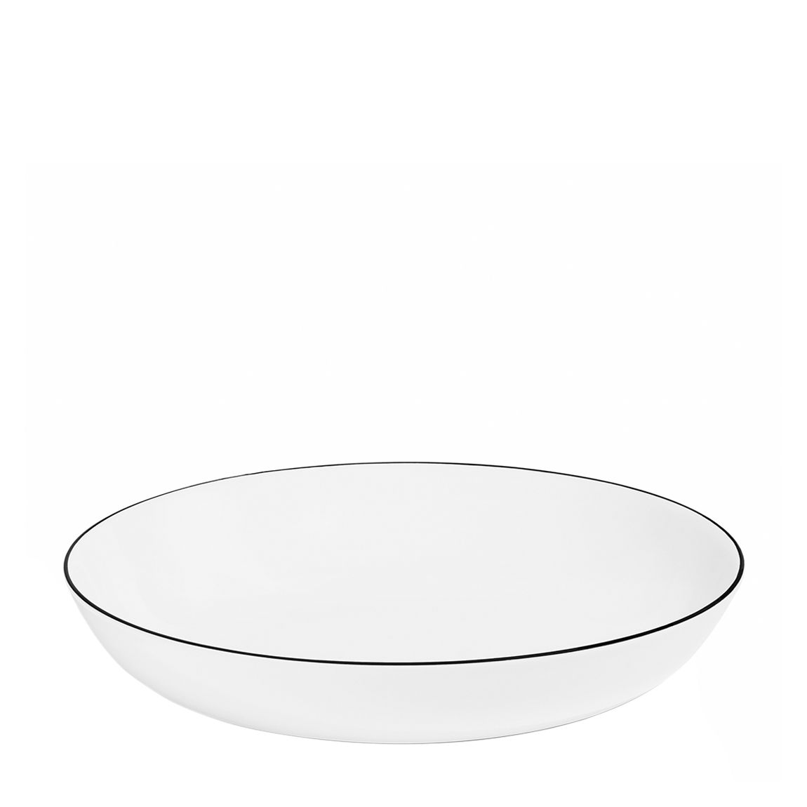 Set of 2 Line Matte Black Medium Coupe Bowl - Set of 2 main product photo