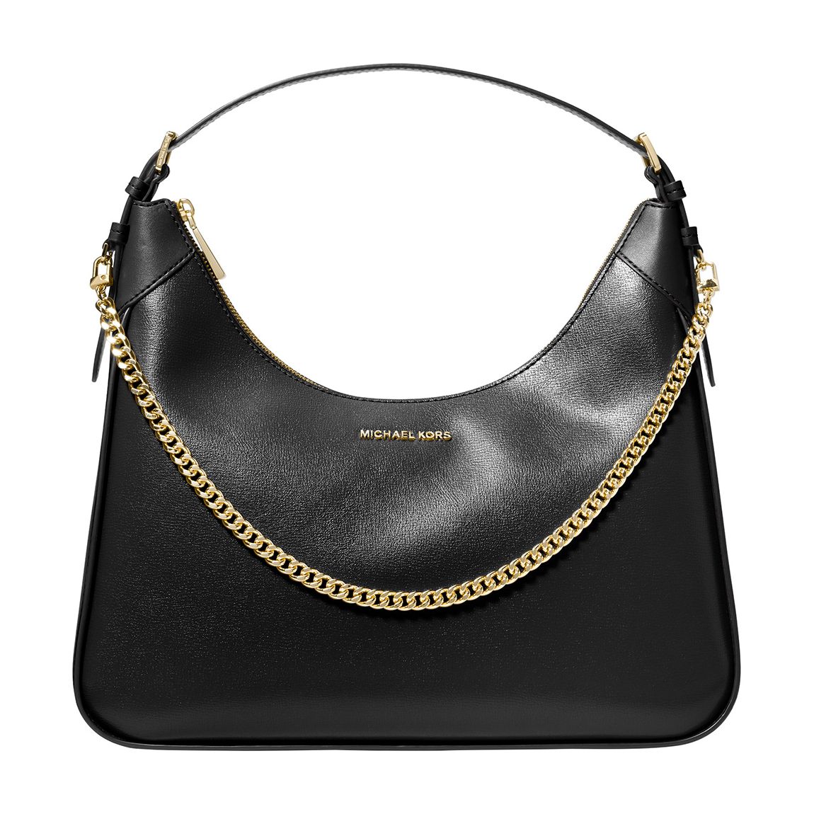 Black Wilma Large Hobo Shoulder Bag main product photo