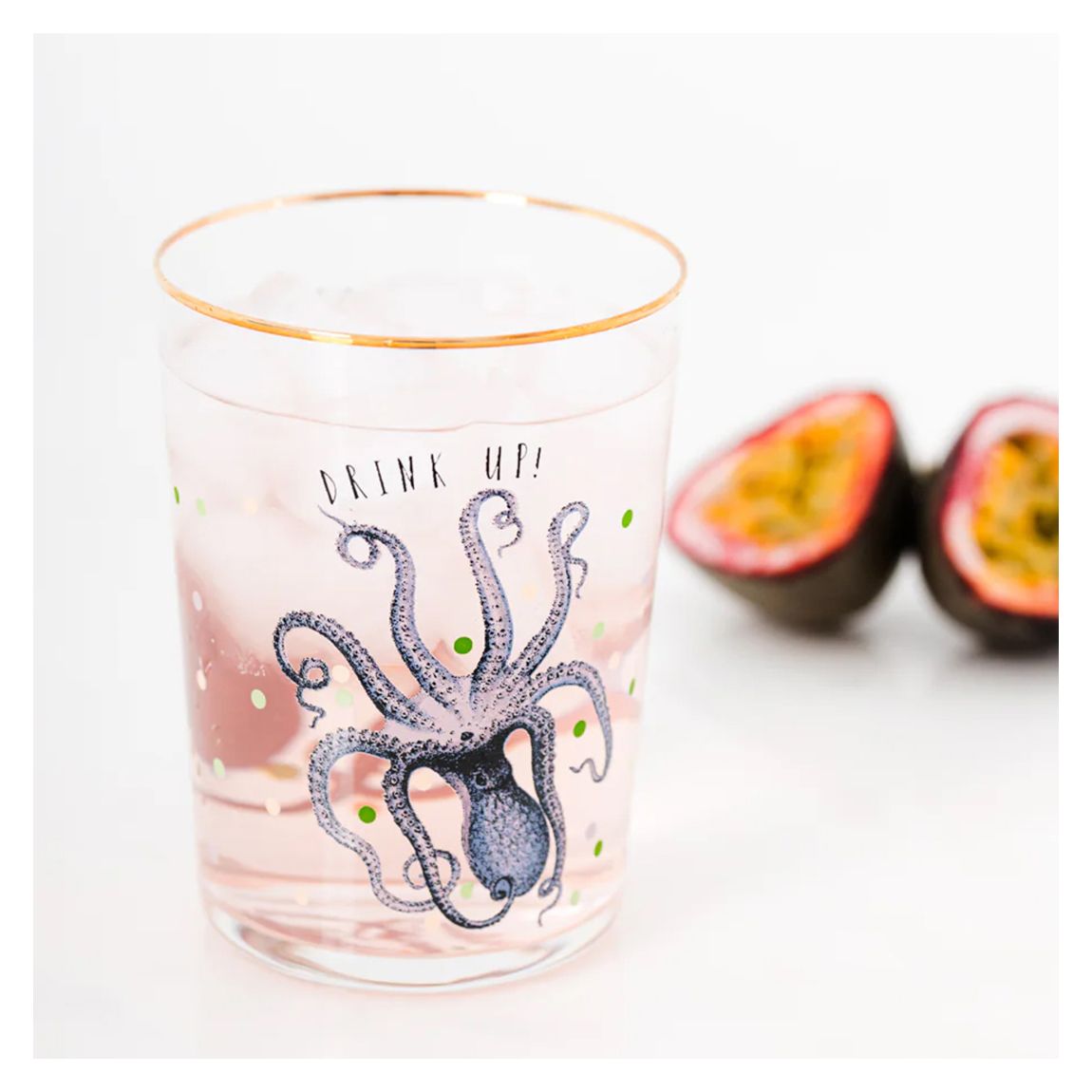 Set of 2 Octopus Hi Ball Glass main product photo