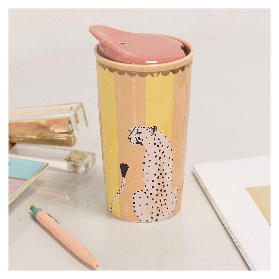 Cheetah Travel Mug main product photo