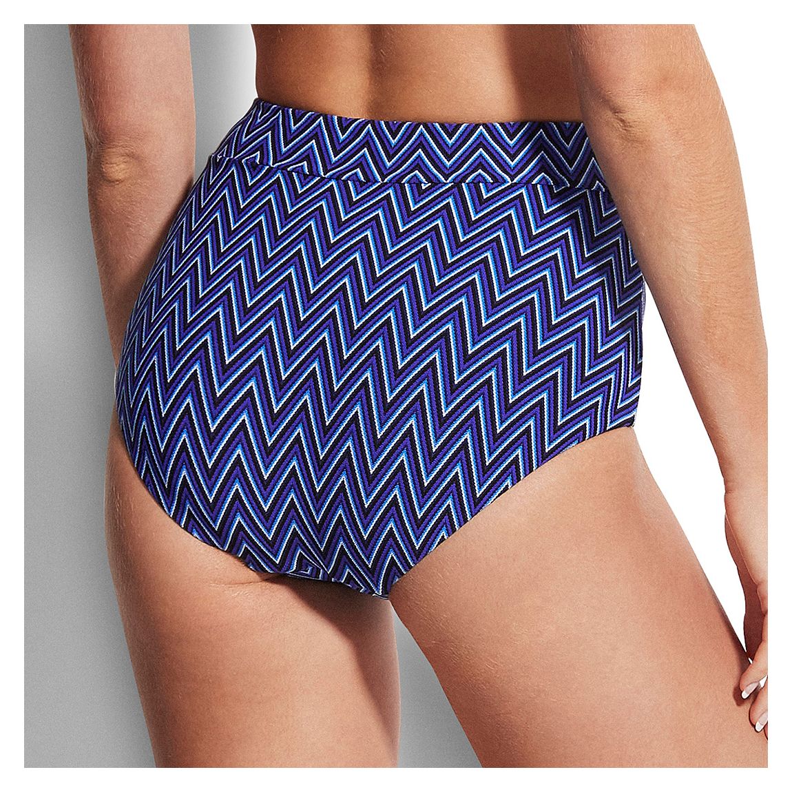 Indigo Blue High Waisted Bikini Bottom main product photo
