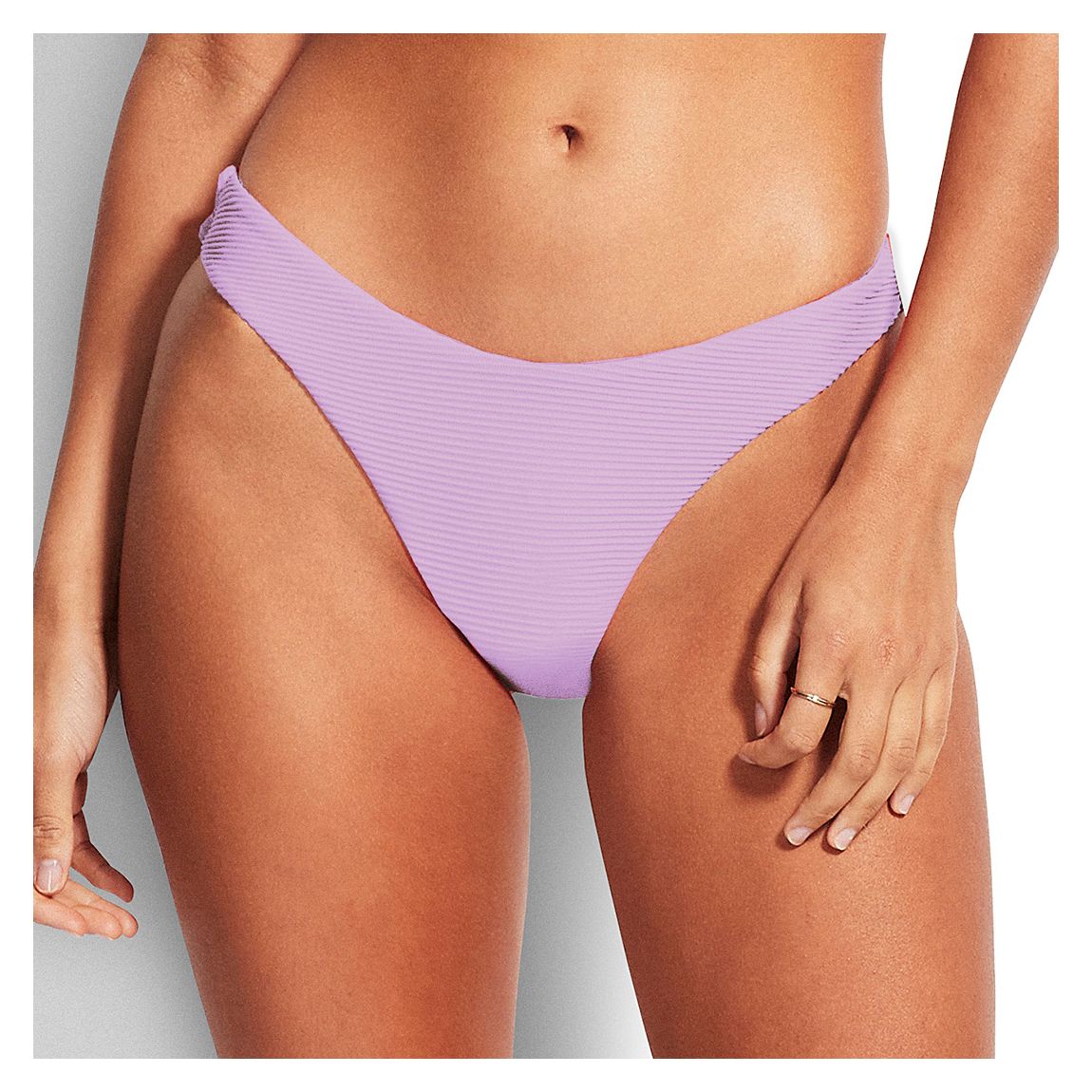 Lilac High Cut Bikini Bottom main product photo