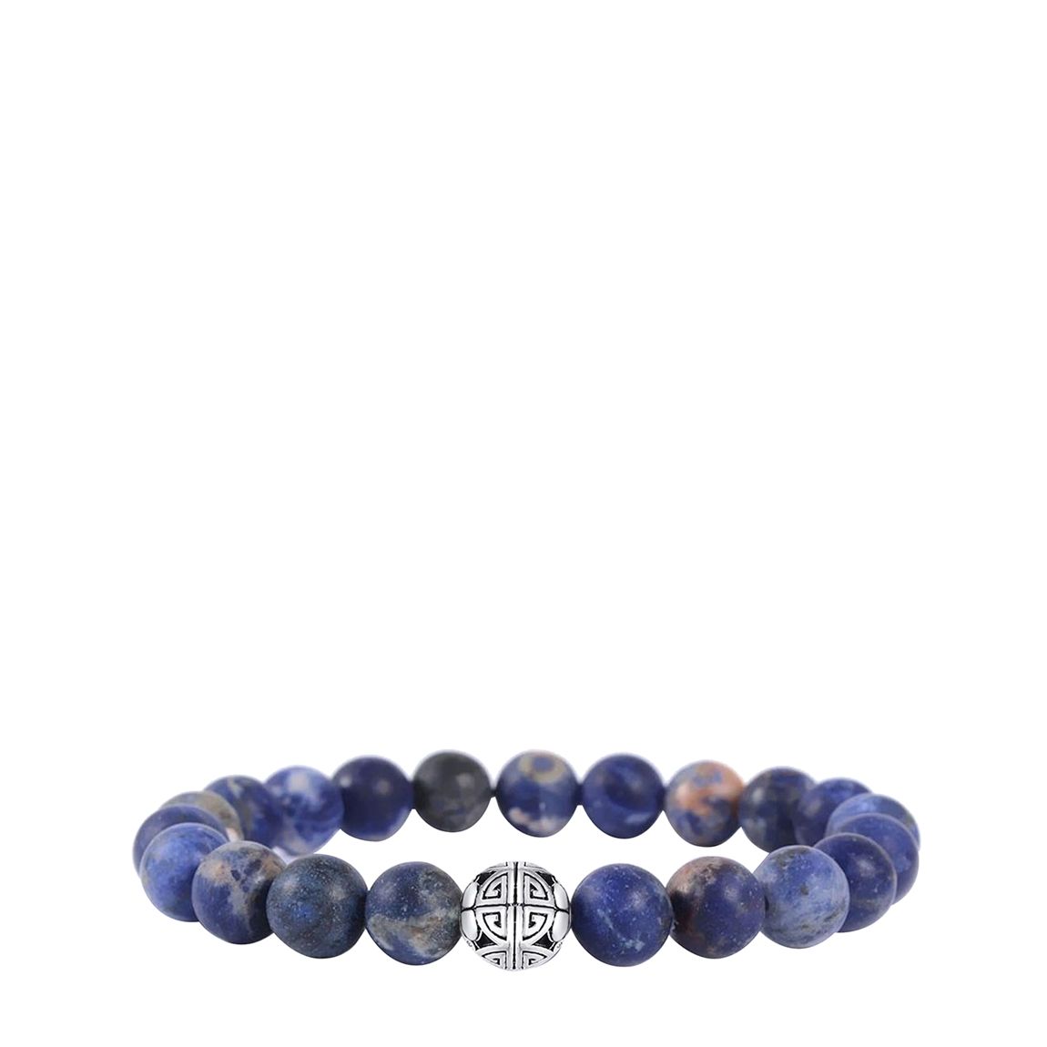 Silver Bali Blue Gemstone Bracelet main product photo