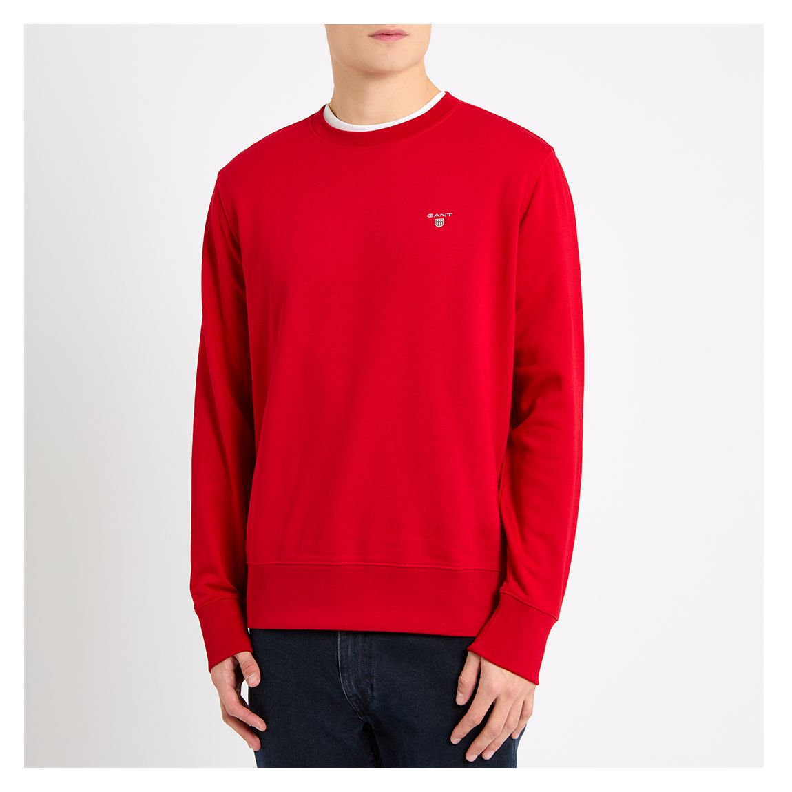 Red Original Shield Crew Neck Sweatshirt main product photo