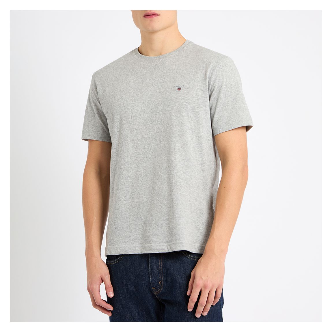 Grey Original Shield Cotton T-Shirt main product photo
