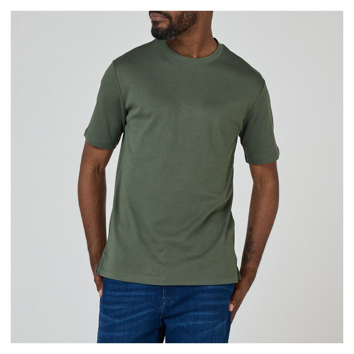 Khaki Palmela Cotton T-Shirt main product photo