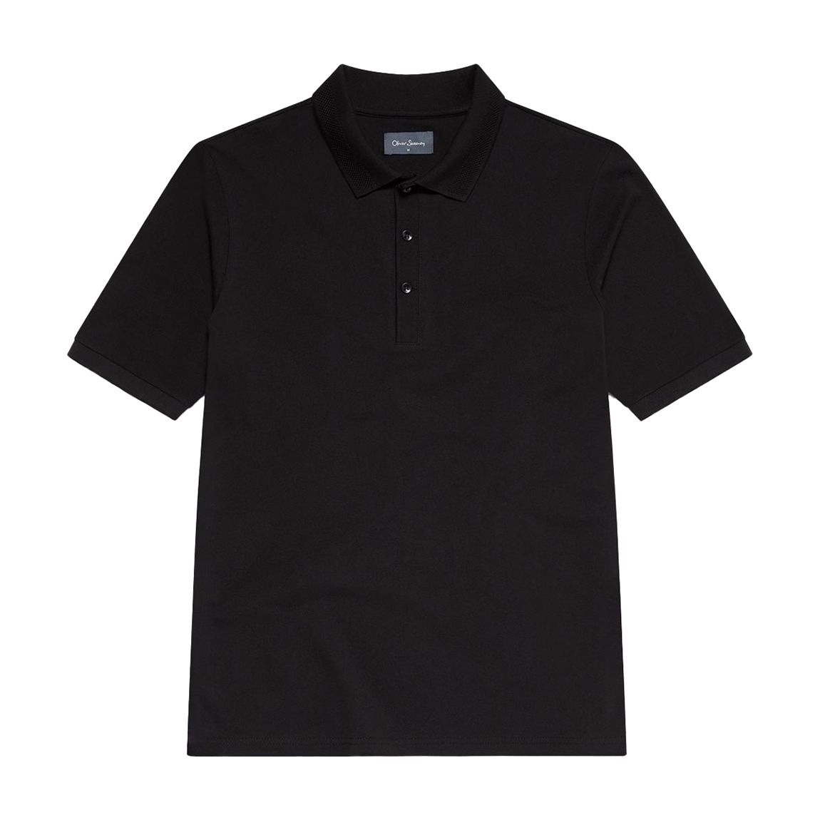 Black Tralee Cotton Polo Shirt main product photo