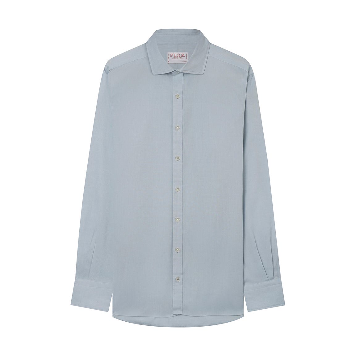 Pale Blue Classic Fit Cotton Shirt main product photo