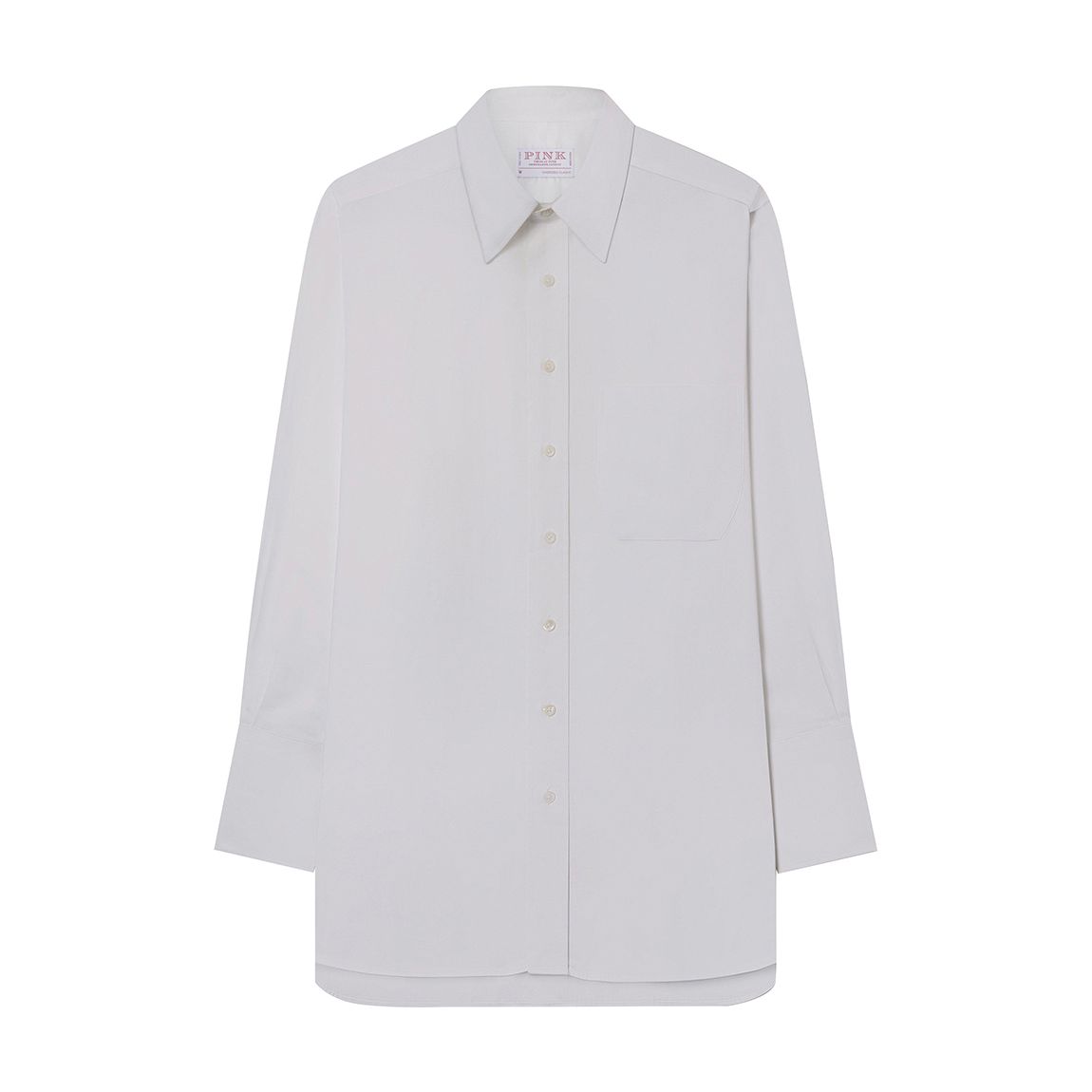 White Oversized Cotton Shirt main product photo