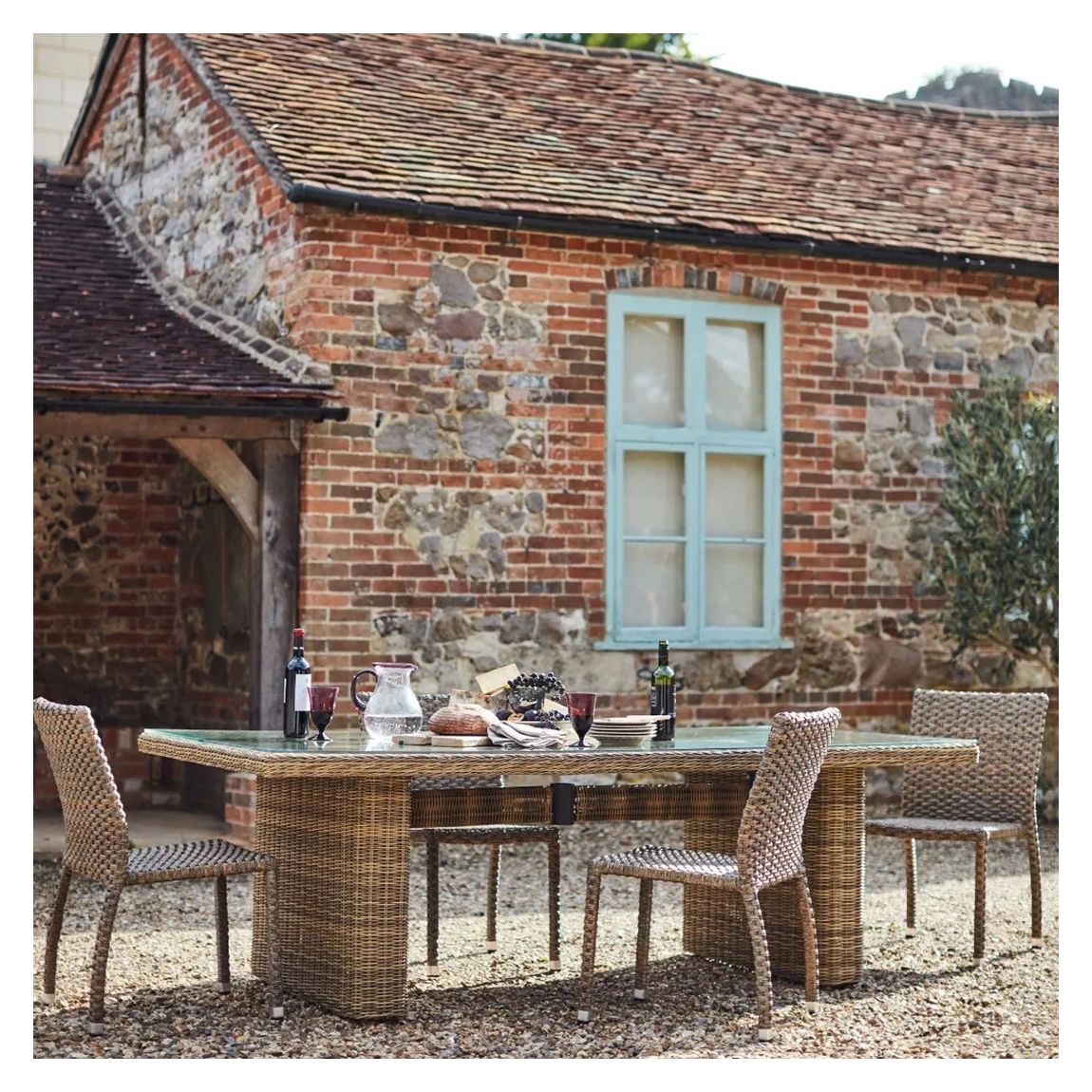 Marston Dining Table, Driftwood main product photo