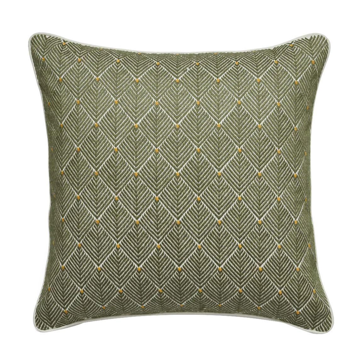 Hirkani Dot 51cm Cushion Cover, Moss main product photo